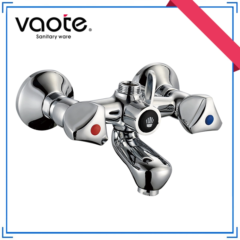 Double Handle Brass Body Shower Faucet (VT61801)